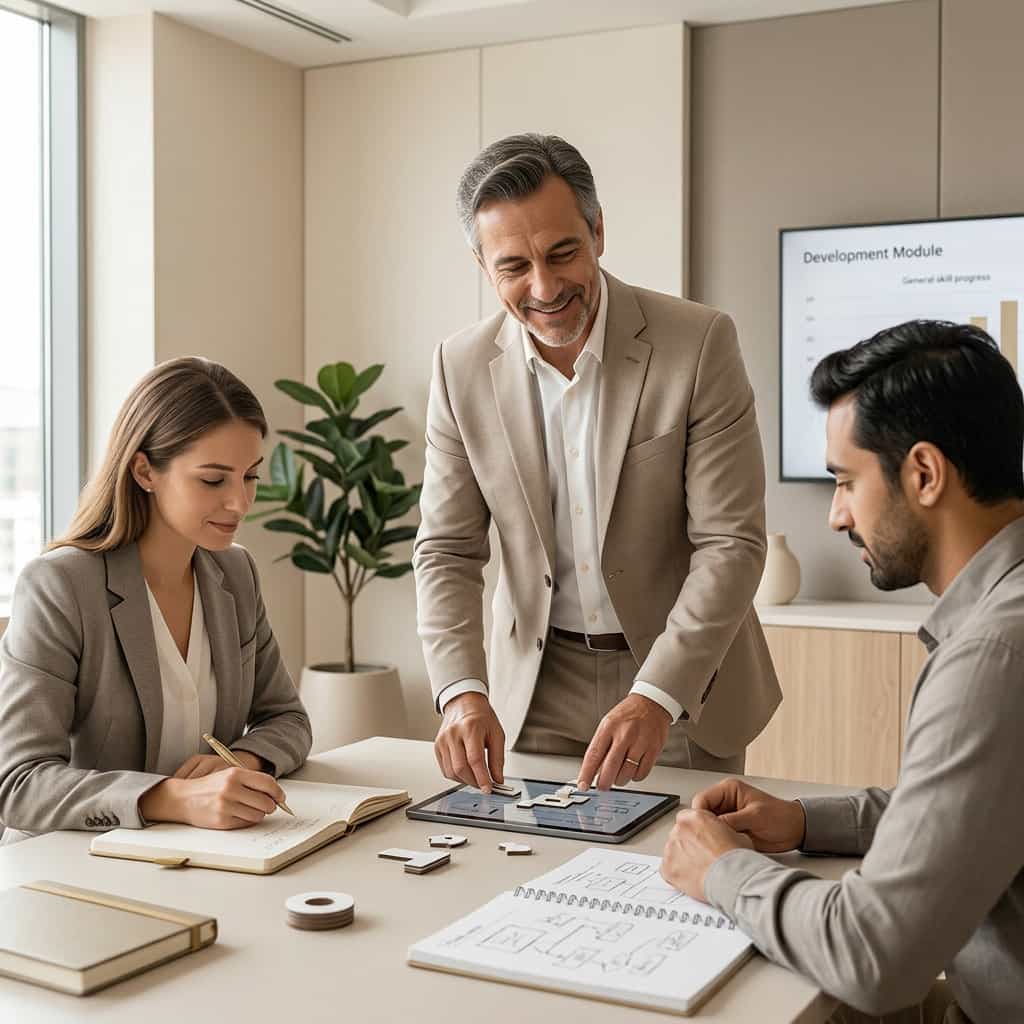 Training employees and developing competencies